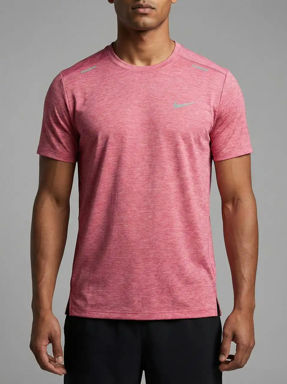 Korea Imported Sports Fabric T-shirt ( Pink )